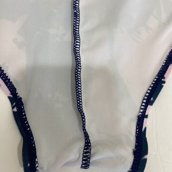 Size M 2-piece sexy monokini swimsuit bathing suit multi color NEW Bikini top - Picture 13 of 15